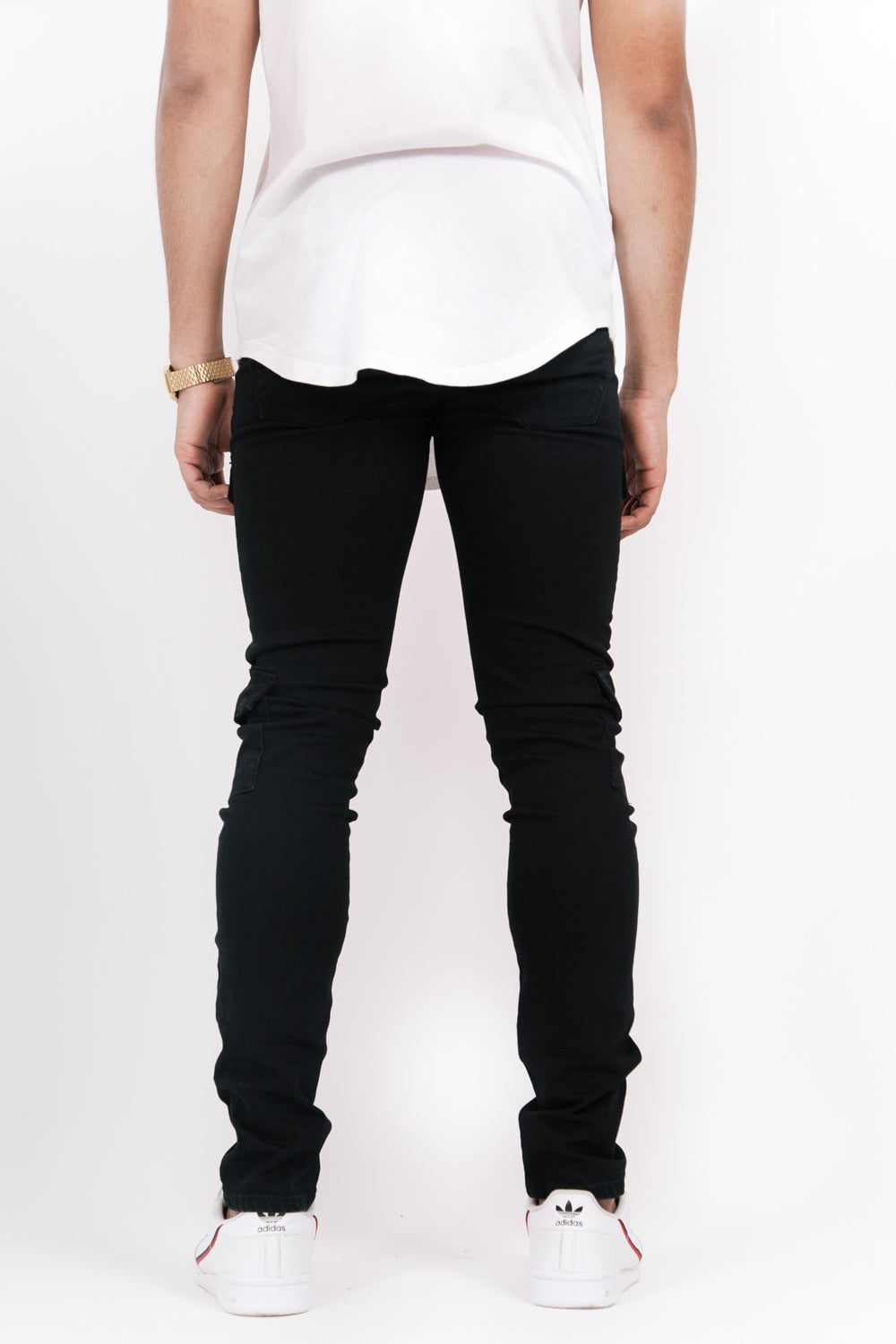 Sixth June - Denim cargo pockets black M2468HDE