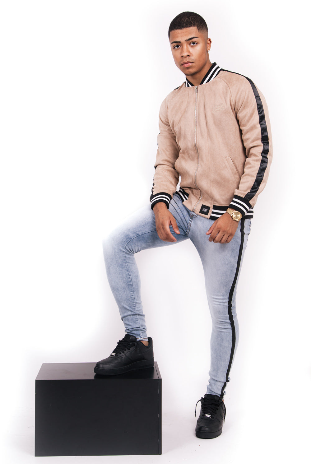 Sixth June - Jean bande noir bleu