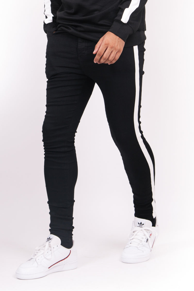 Aktie mehr als 76 black jeans white stripe jtcvietnam.edu.vn