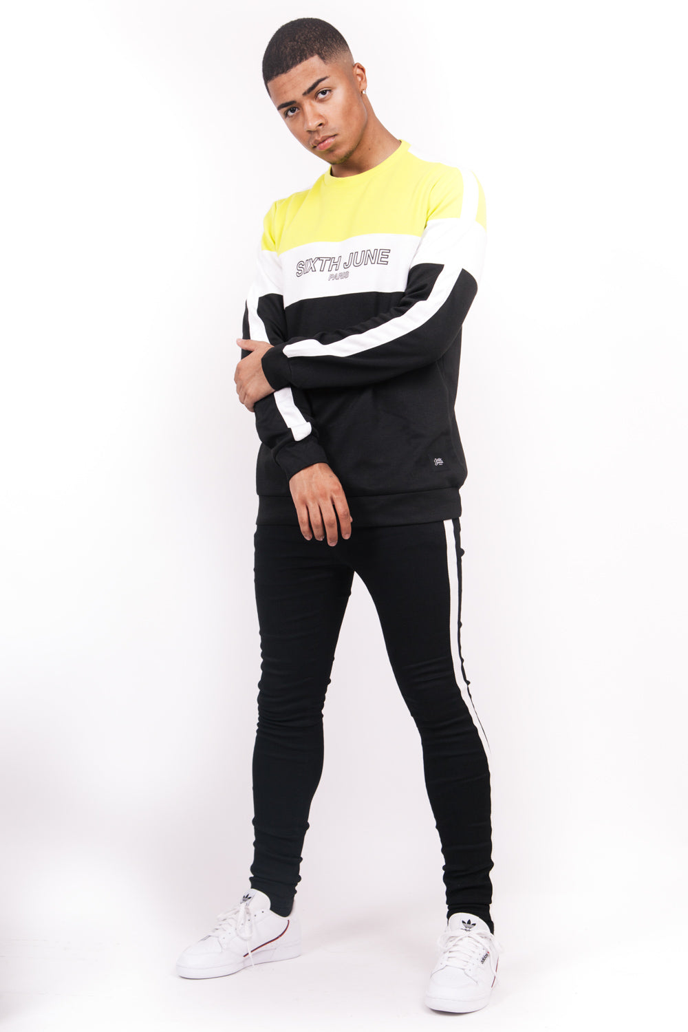 Sixth June - Jean bande blanche noir