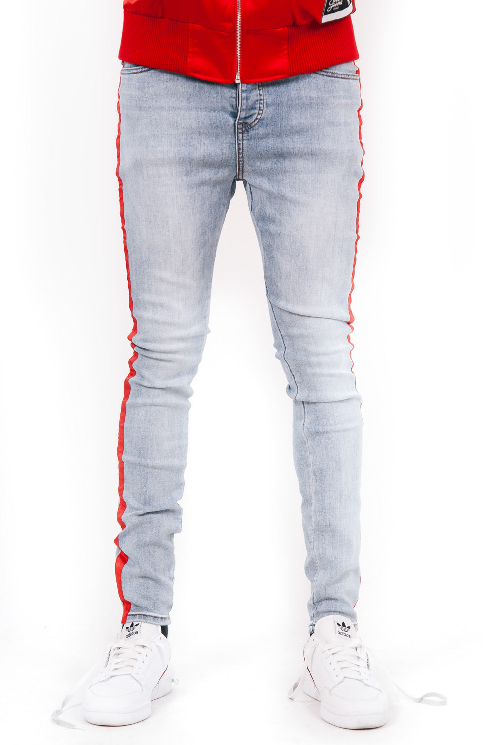 Sixth June - Jean bandes bleu rouge