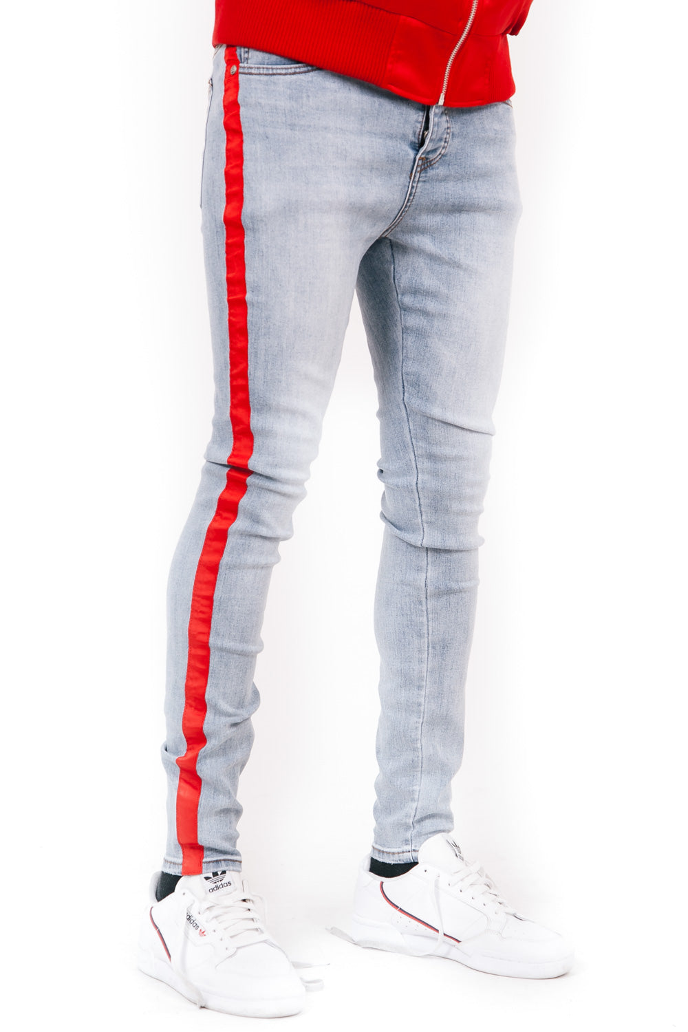 Sixth June - Jean bandes bleu rouge