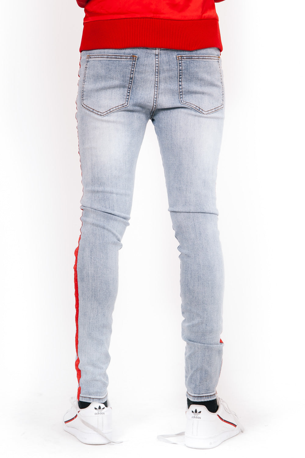 Sixth June - Jean bandes bleu rouge