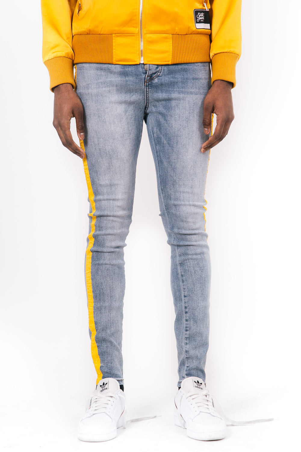 Sixth June - Jean bandes bleu jaune