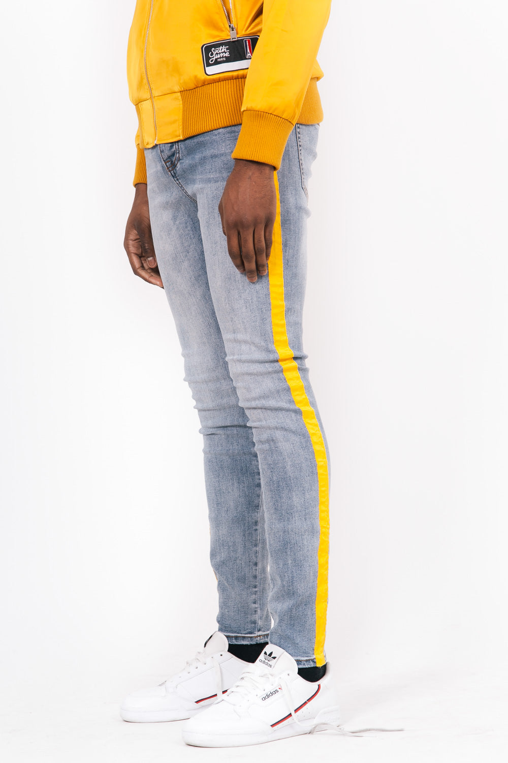 Sixth June - Jean bandes bleu jaune