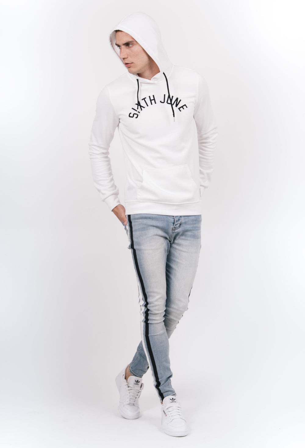 Sixth June - Jean bande double bleu