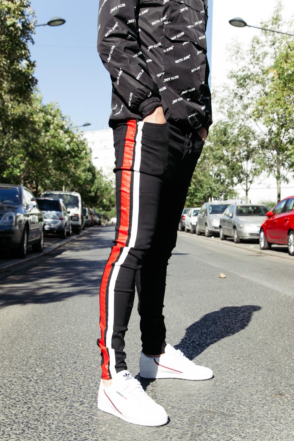 Sixth June - Jean bande double noir