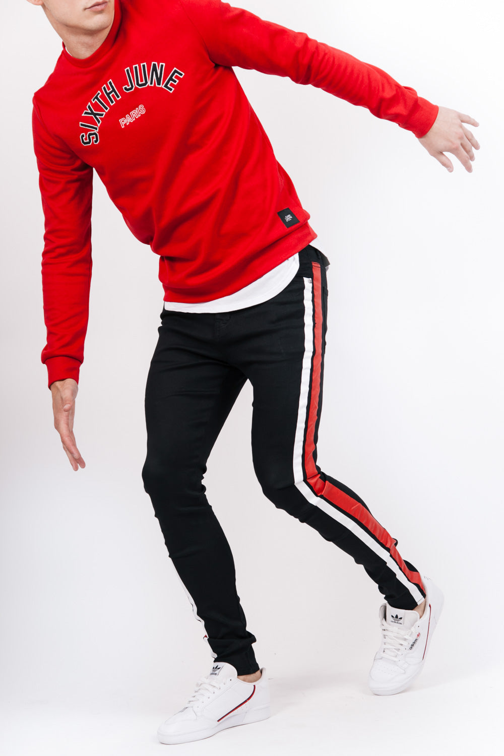 Sixth June - Jean bande double noir