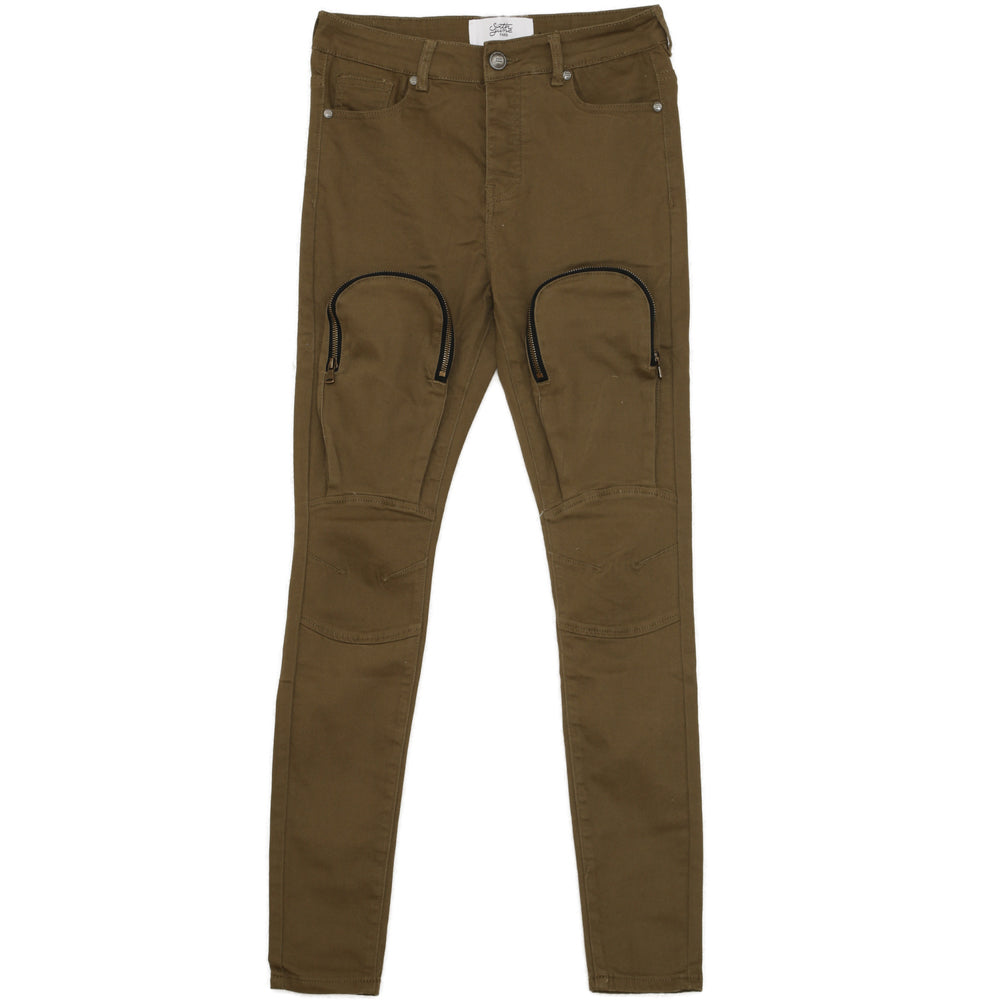 Sixth June - Jean poche fermeture kaki