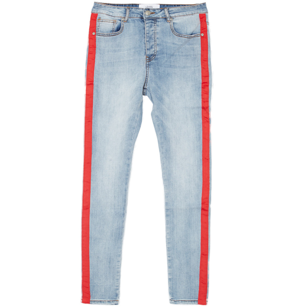 Sixth June - Jean bandes bleu rouge