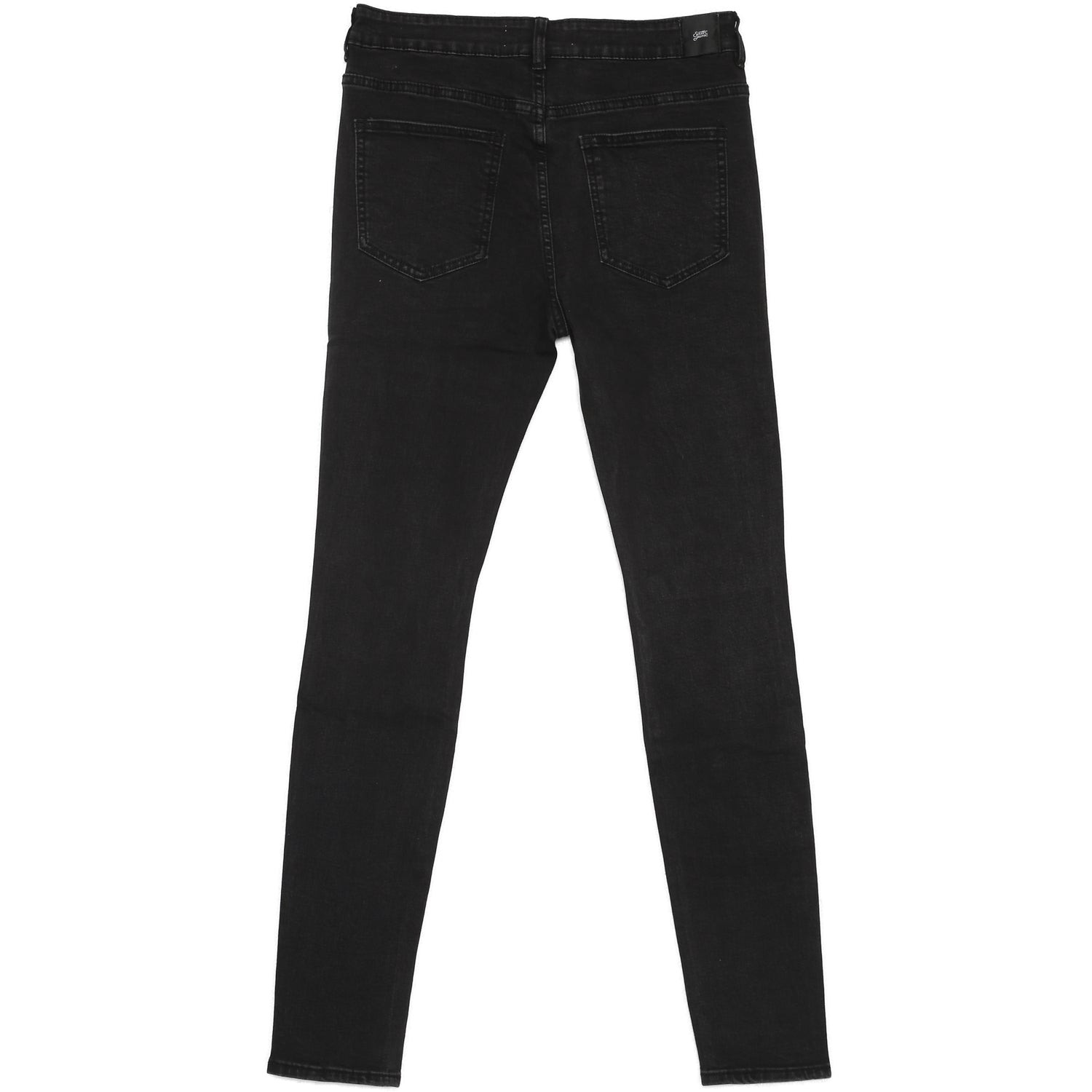 Sixth June - Jean destroy patch gauffré noir