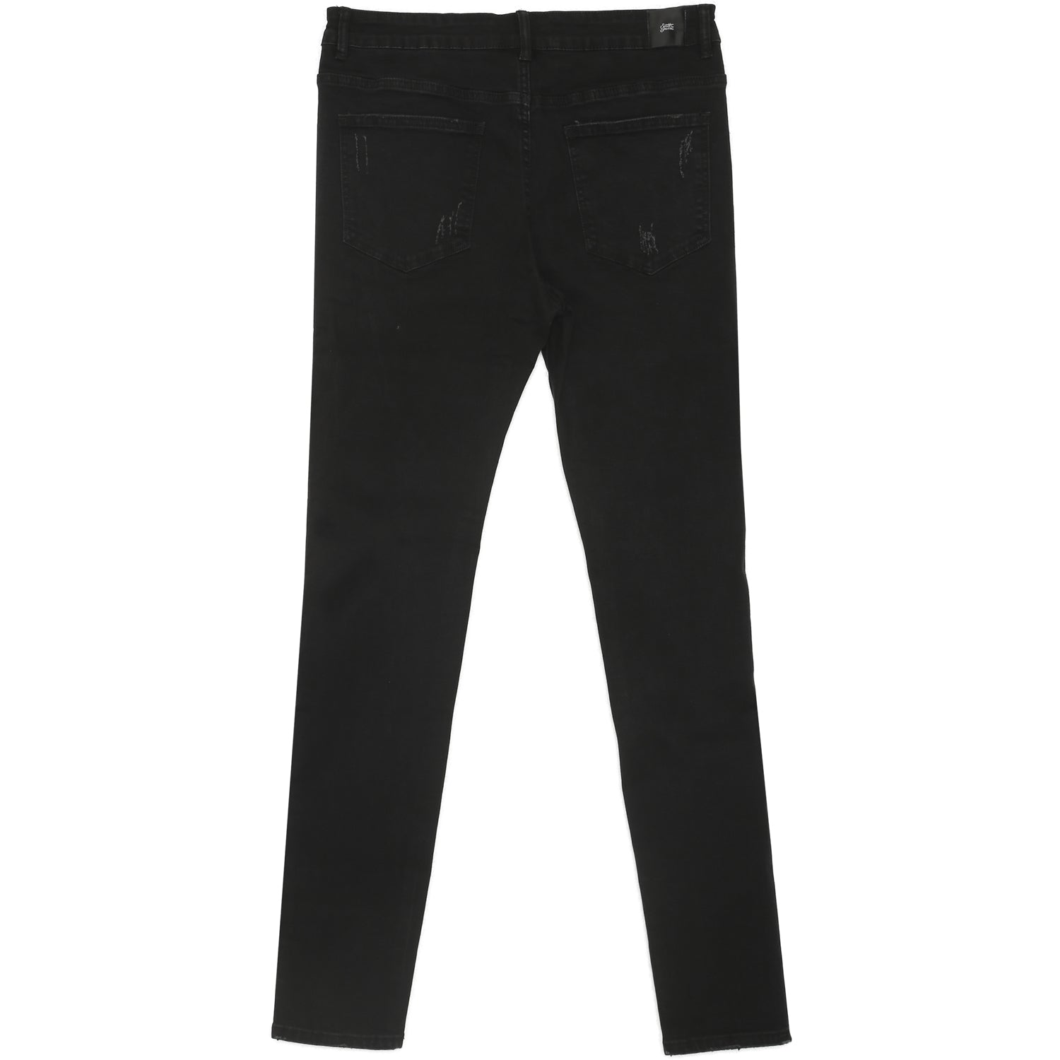 Sixth June - Jean réfléchissant griffures noir