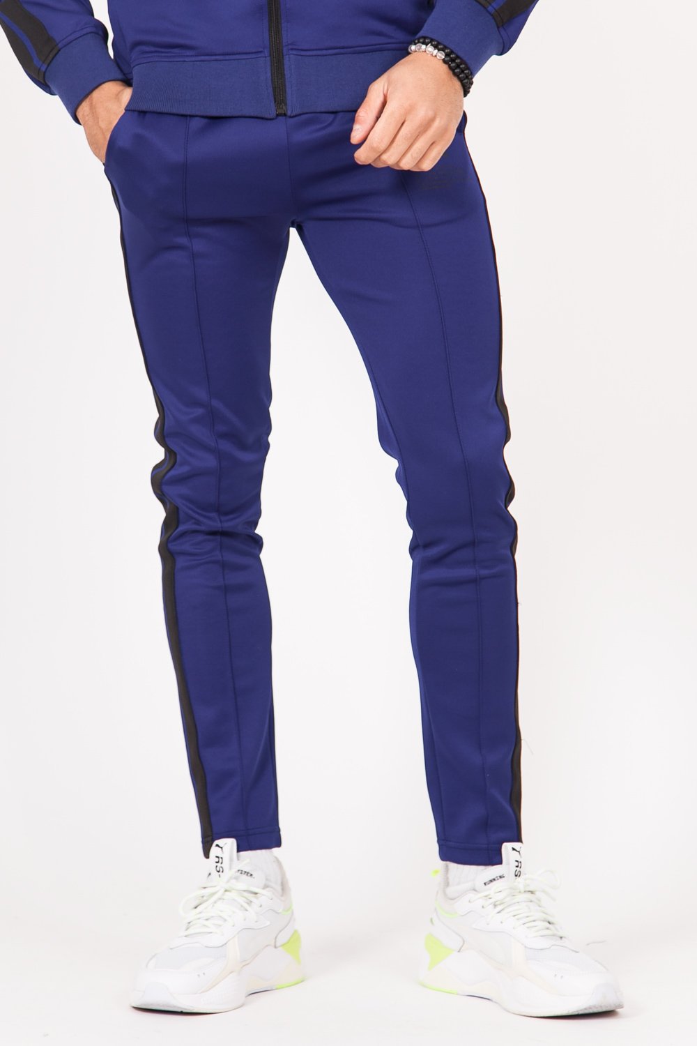 Bas survêtement trackpant bleu