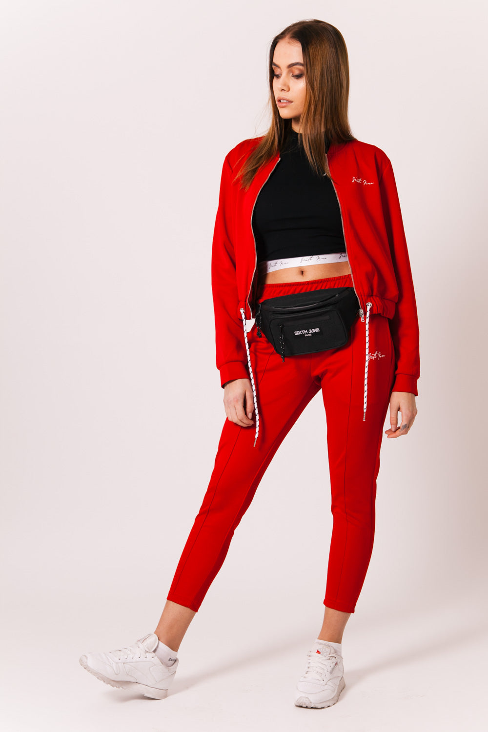 Sixth June - Jogging court signature logo rouge