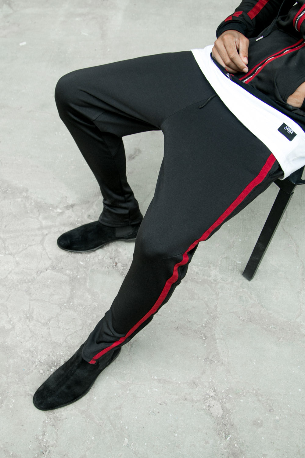 Sixth June - Jogging sport logo racing noir