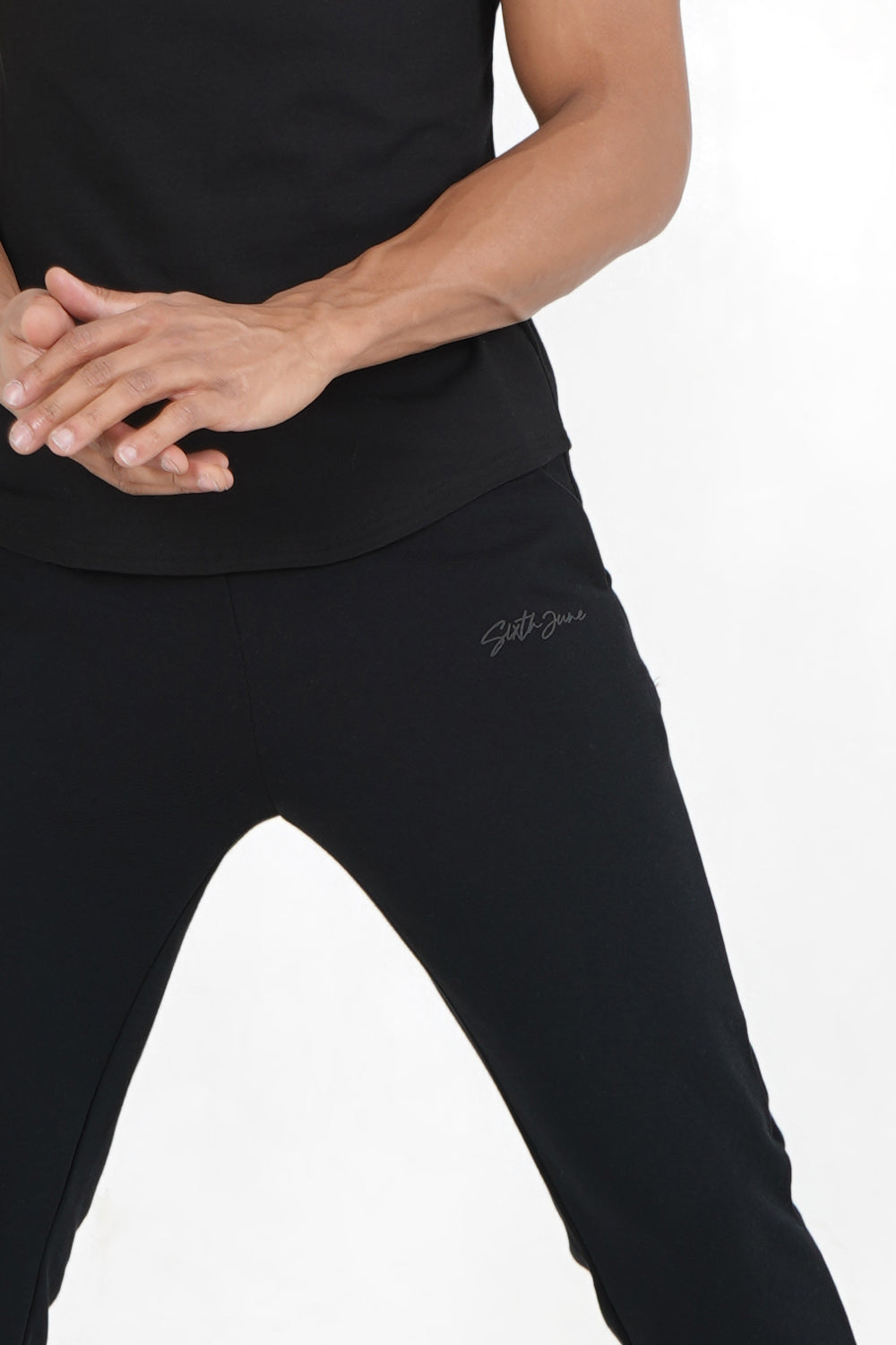 Sixth June - Jogging logo signature Noir