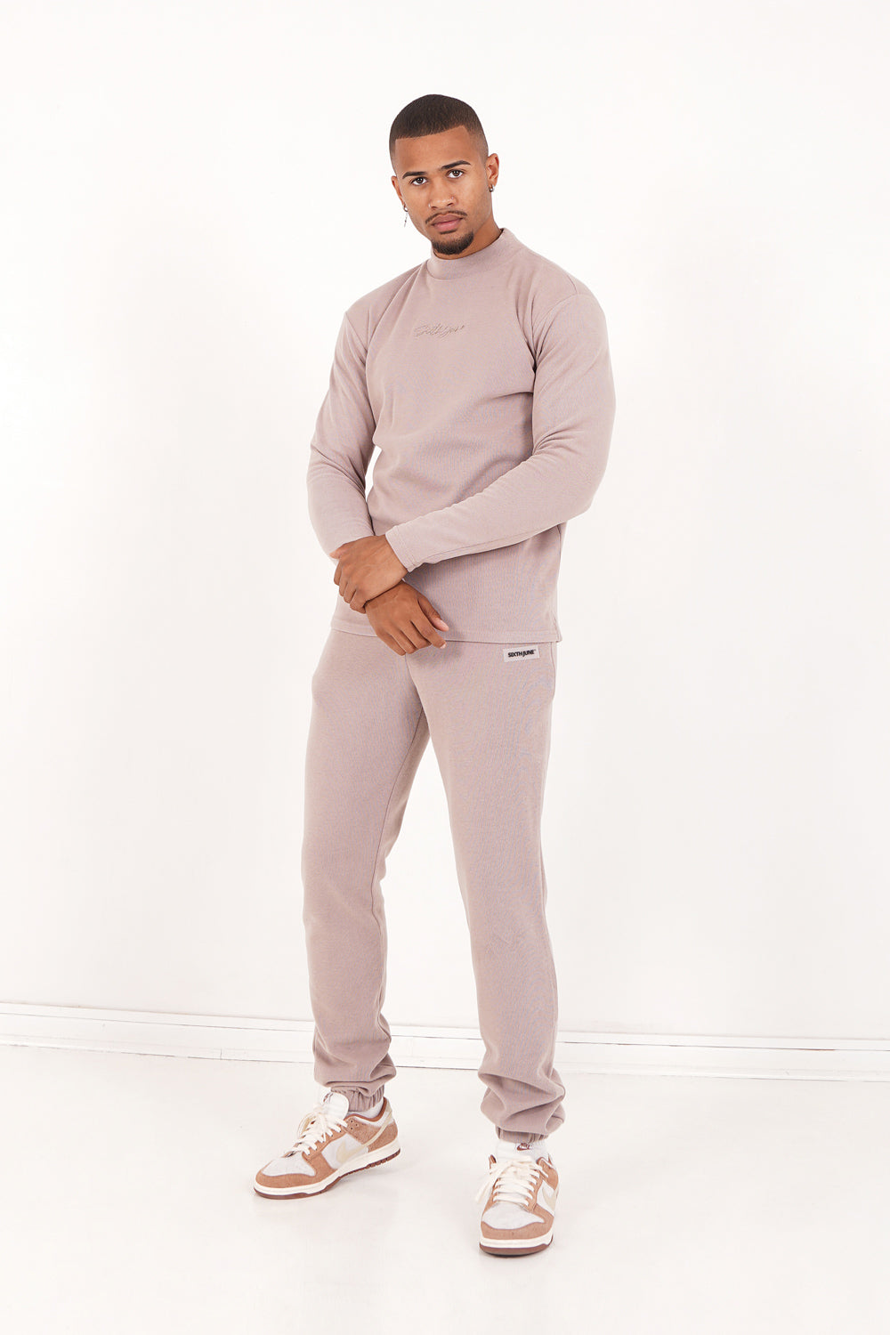 Sixth June - Jogging côtelé cordon Beige clair