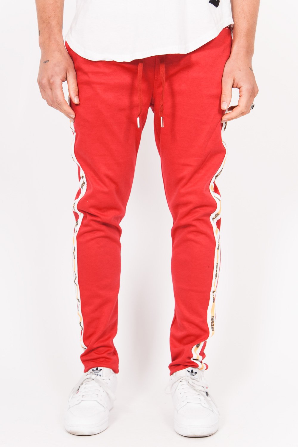 Propaganda Taping Joggers Red