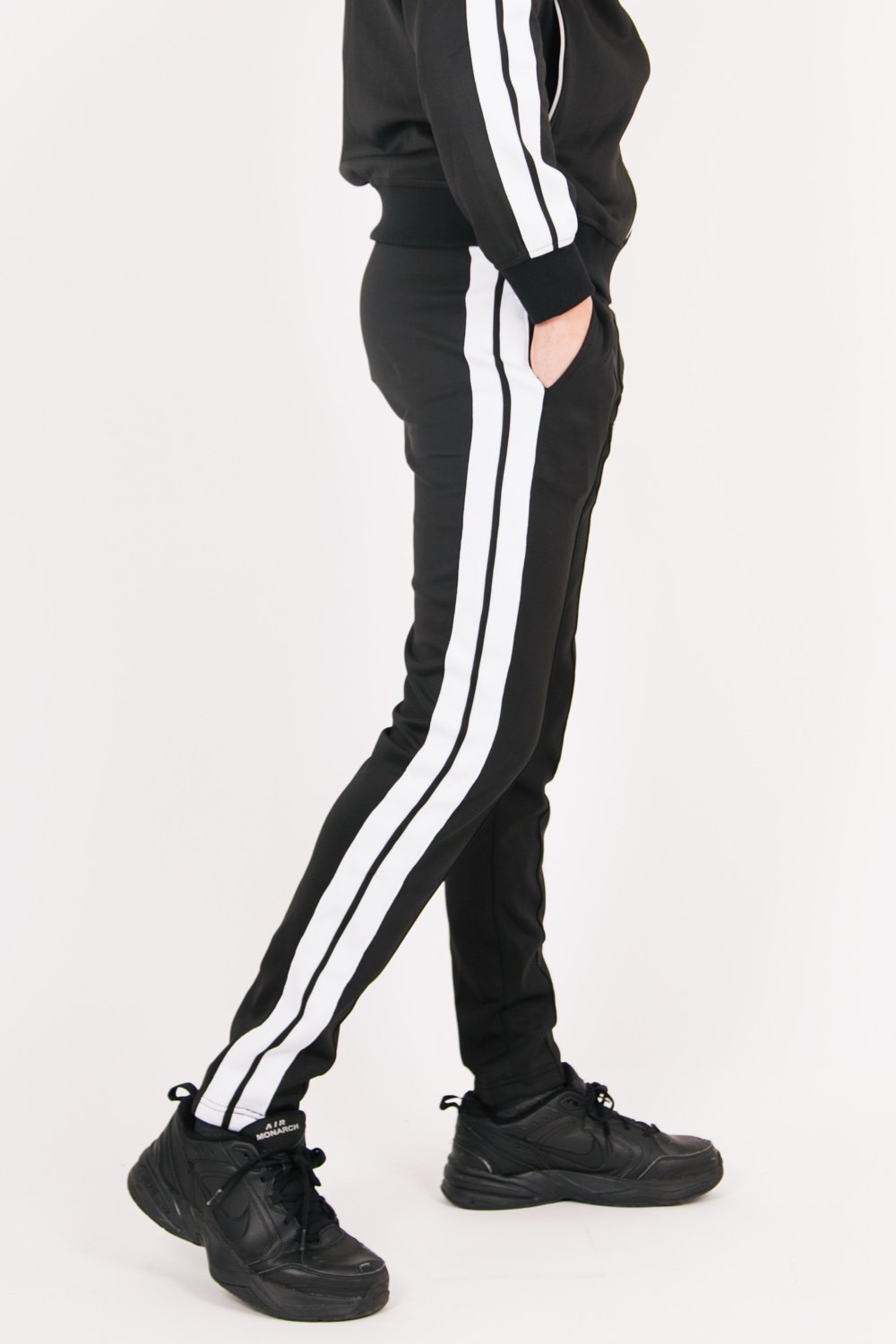 Bas survêtement trackpant noir