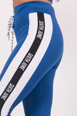 Sixth June - Legging bandes tricolore logo bleu