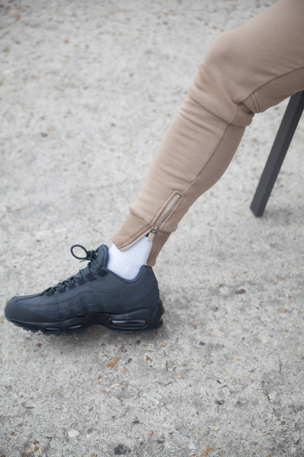 Sixth June - Jogging zips slim beige