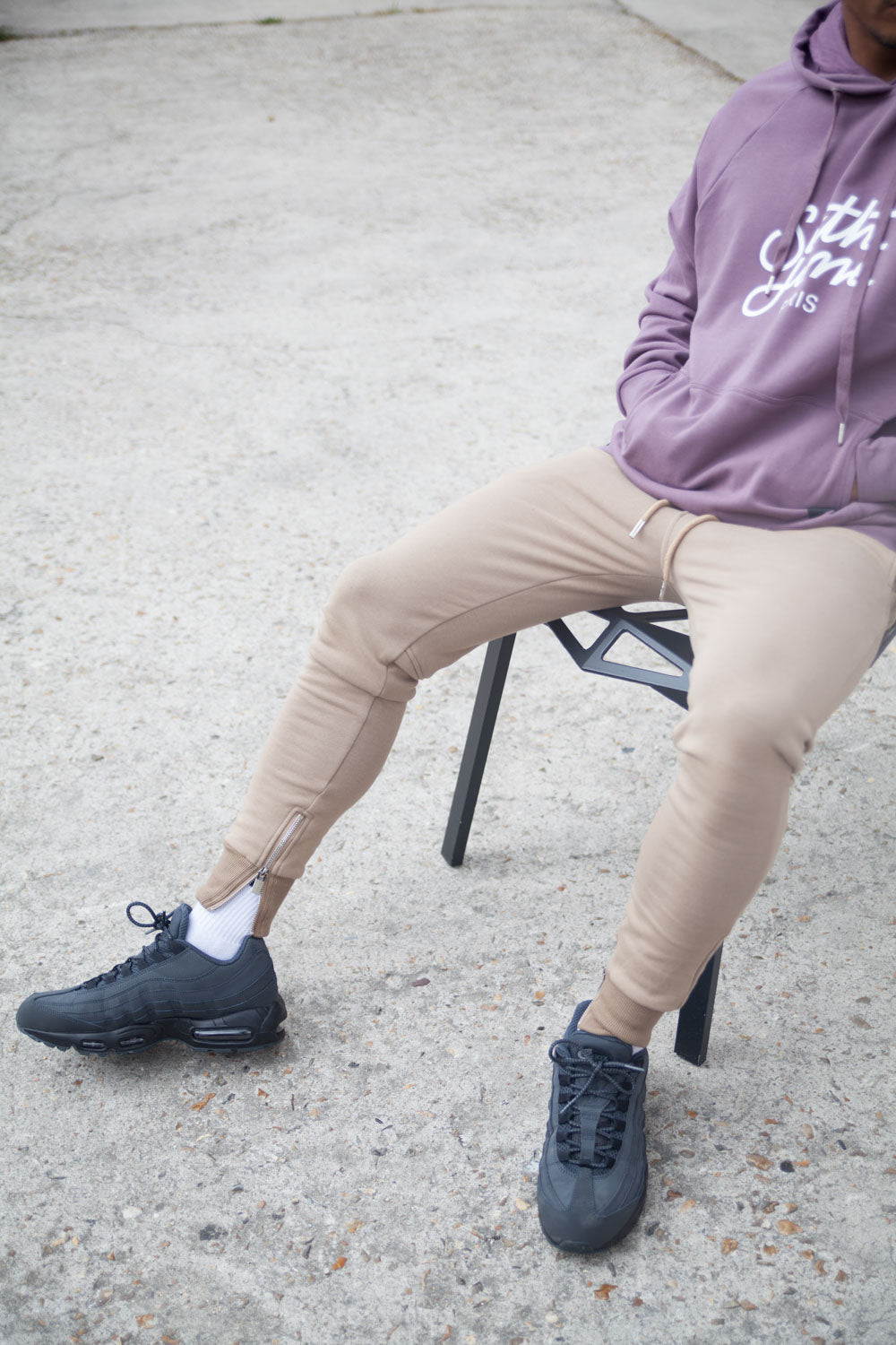 Sixth June - Jogging zips slim beige