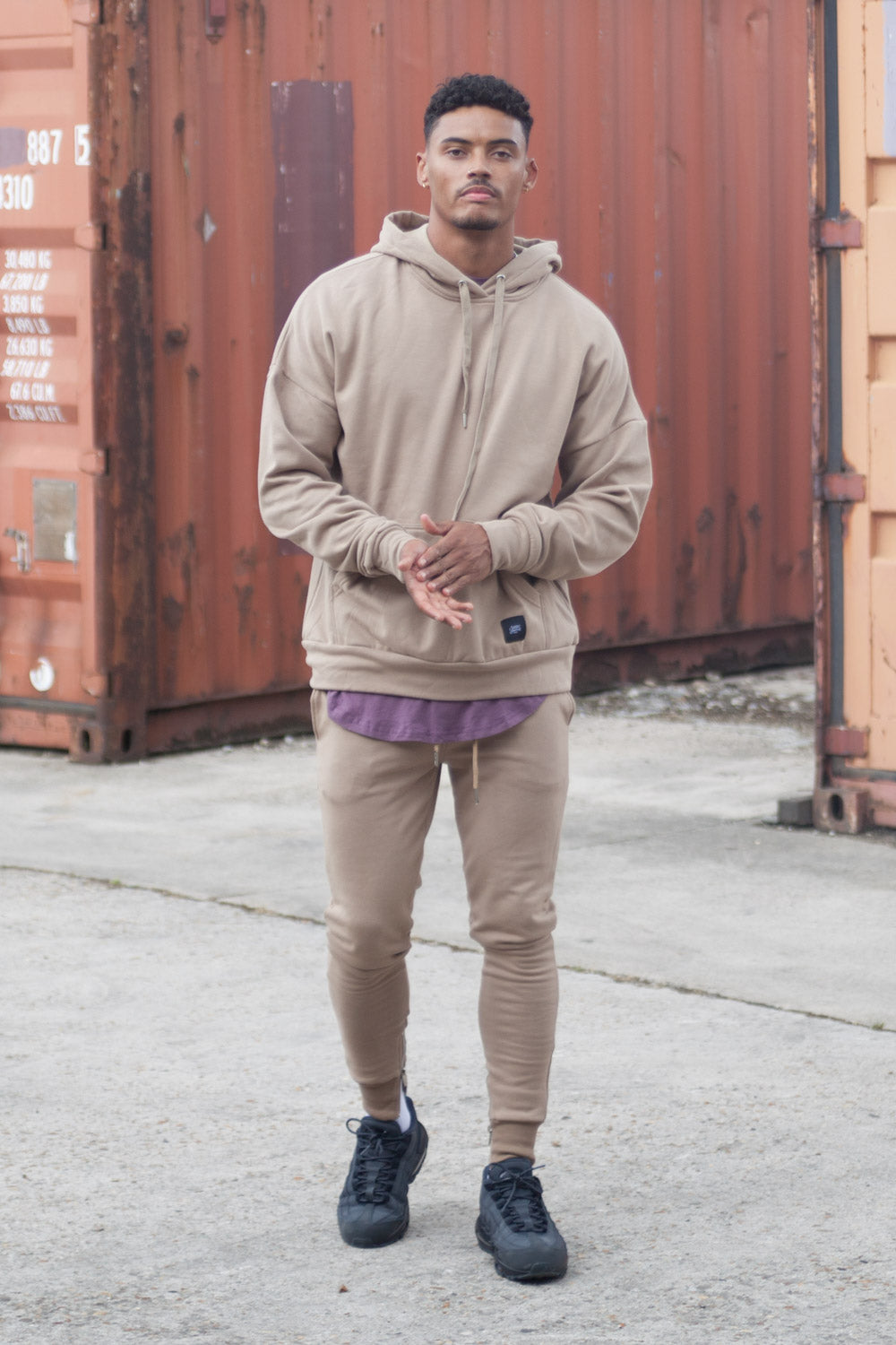 Sixth June - Jogging zips slim beige