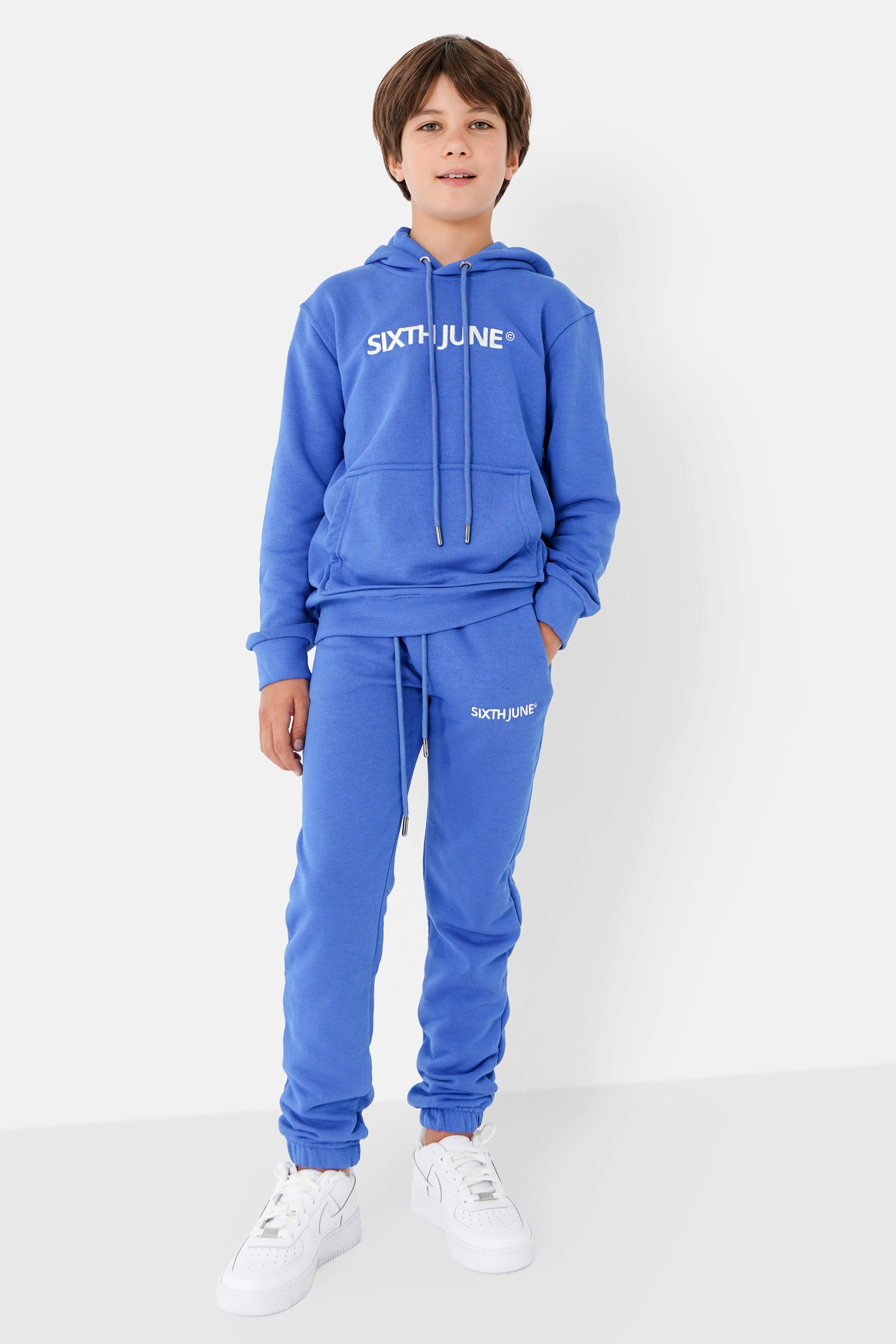 Sixth June - Jogging soft logo brodé junior Bleu foncé