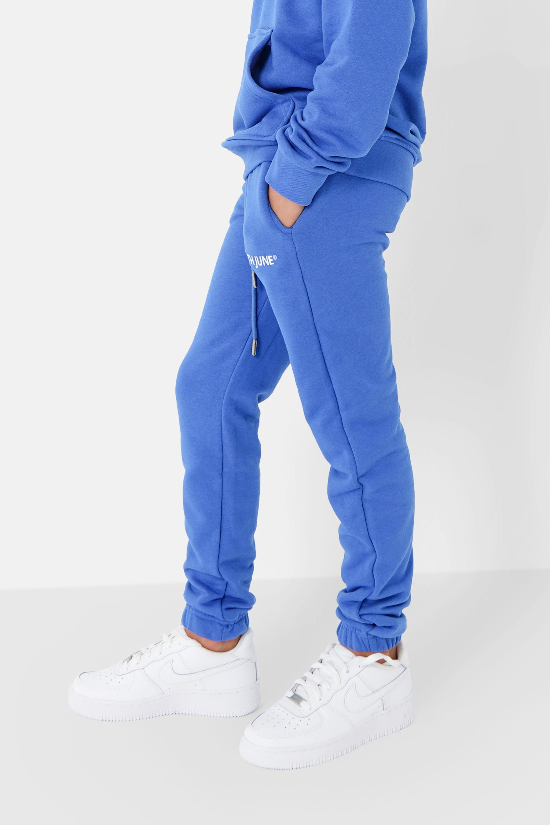 Sixth June - Jogging soft logo brodé junior Bleu foncé