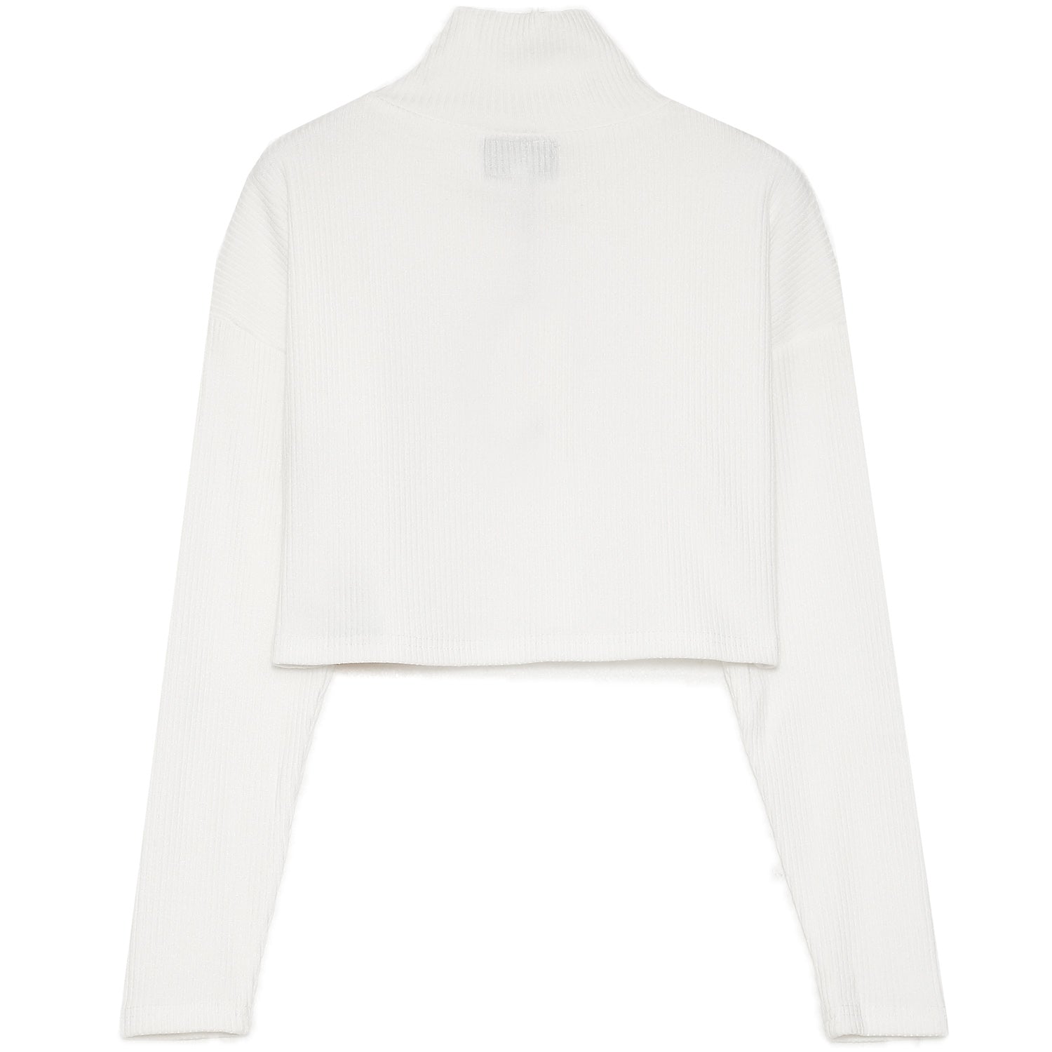 Sixth June - Pull léger court col blanc