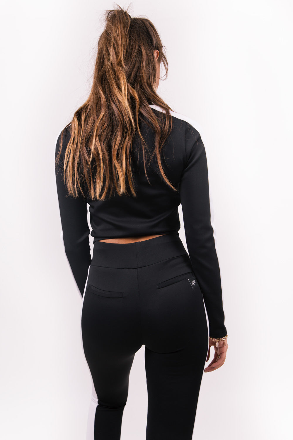 Sixth June - Legging bandes noir blanc