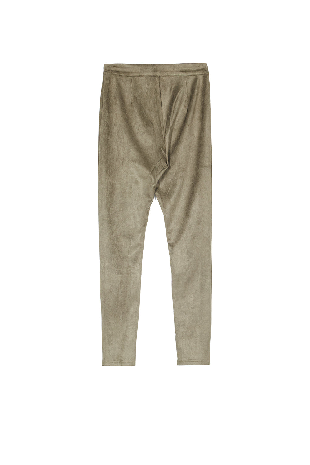 Sixth June - Legging suédine zip Sixth June kaki