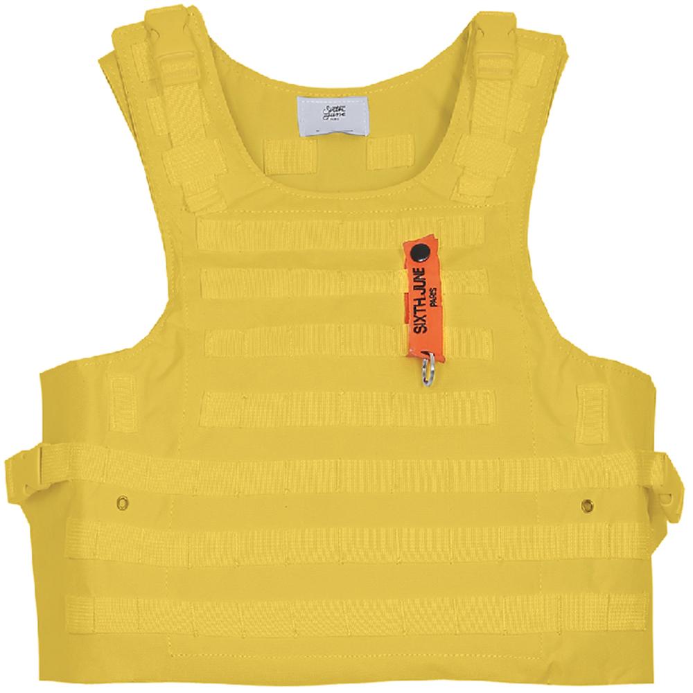Sixth June - Veste tactique toile clip Jaune