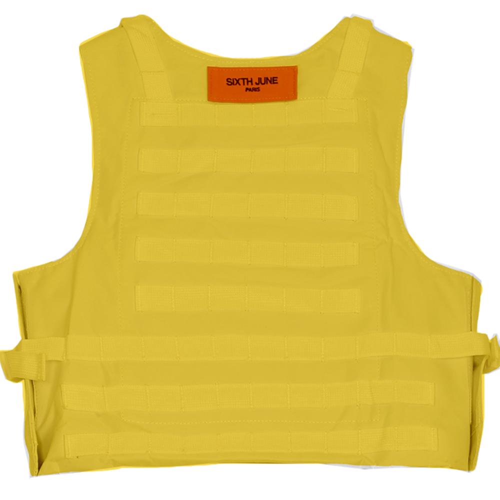 Sixth June - Veste tactique toile clip Jaune