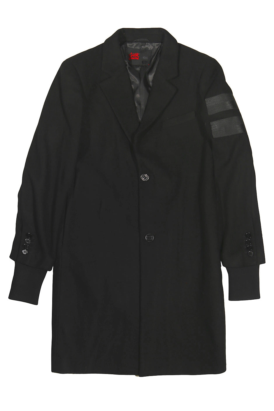 Sixth June - Manteau laine noir