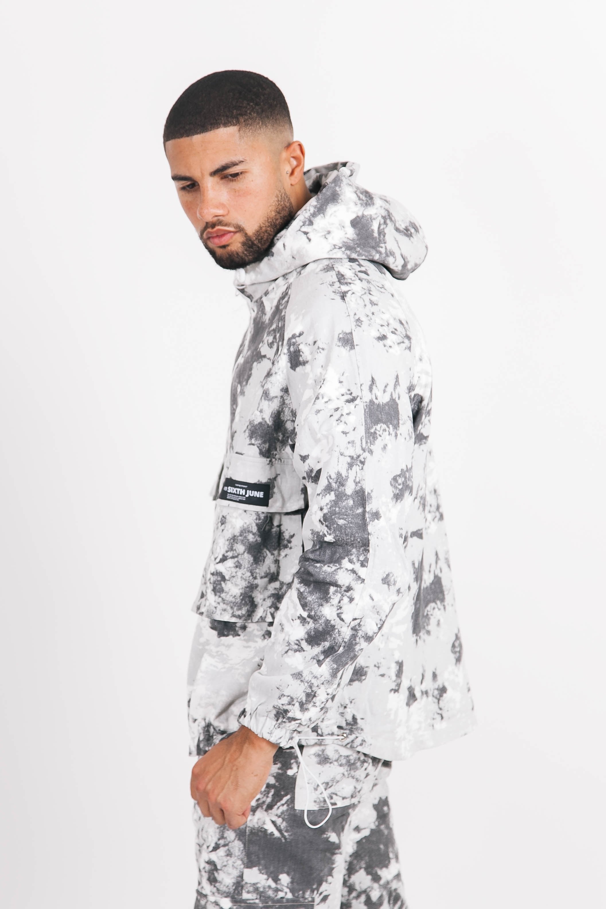 Sixth June - Veste montagne cargo Gris