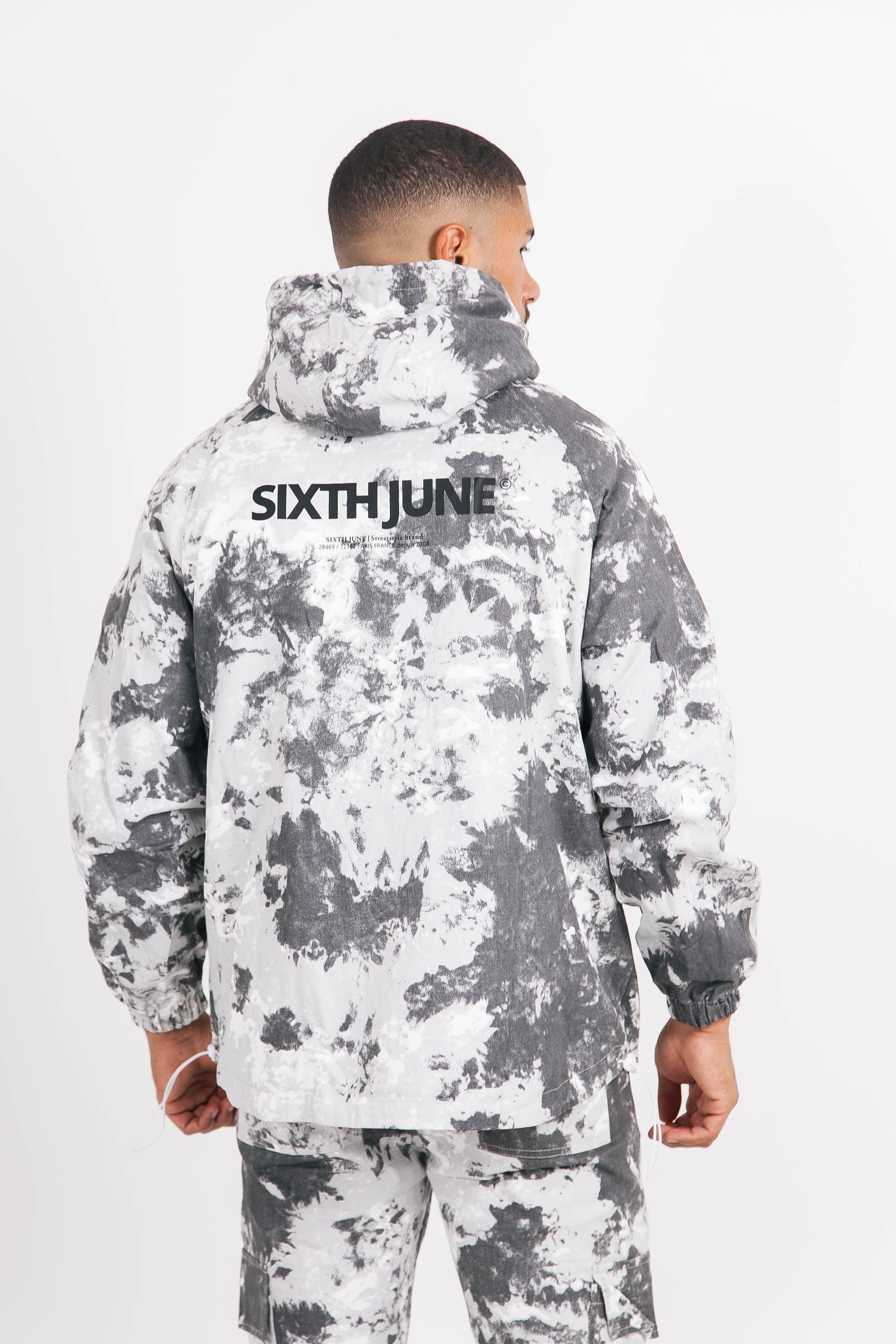 Sixth June - Veste montagne cargo Gris