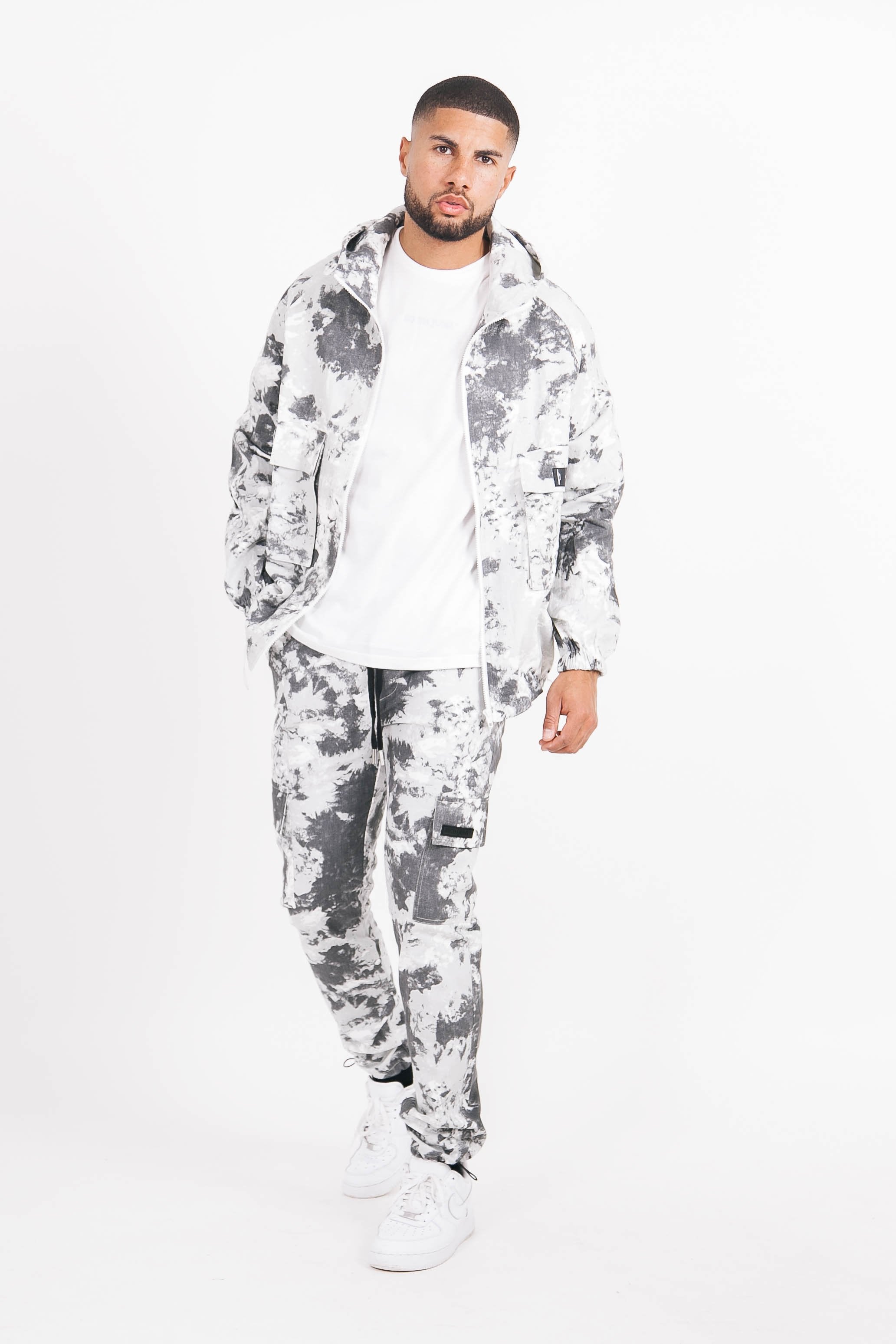 Sixth June - Veste montagne cargo Gris