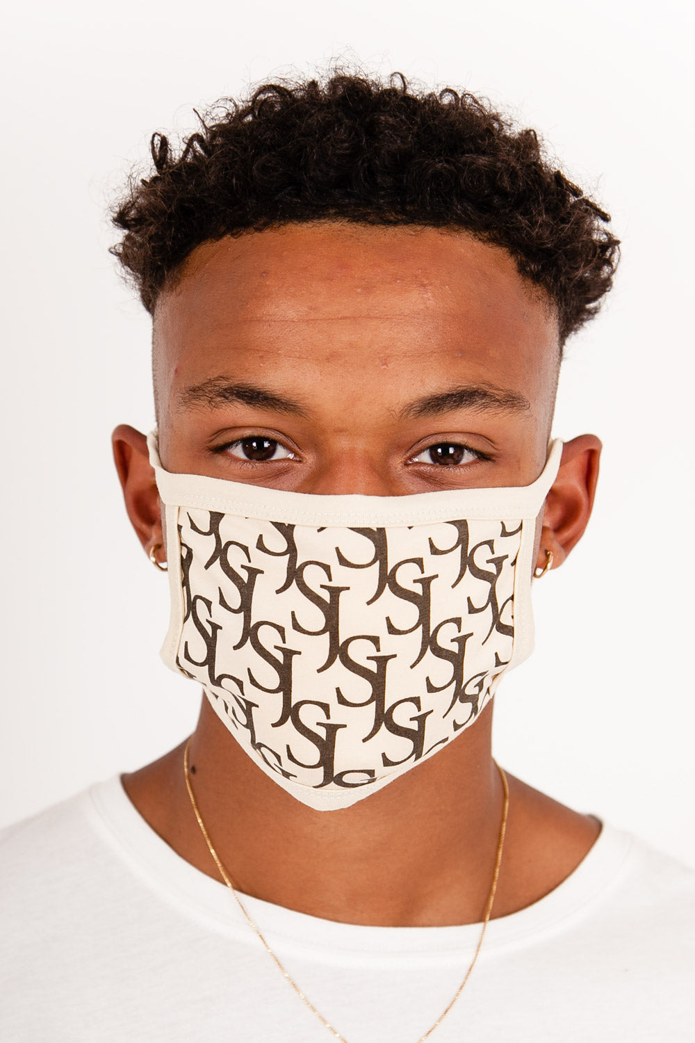 Sixth June - Masque monogramme SJ beige