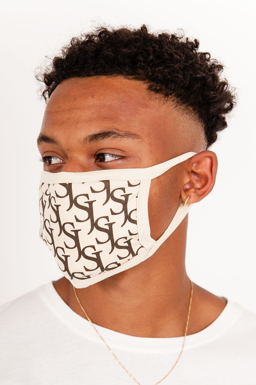 Sixth June - Masque monogramme SJ beige