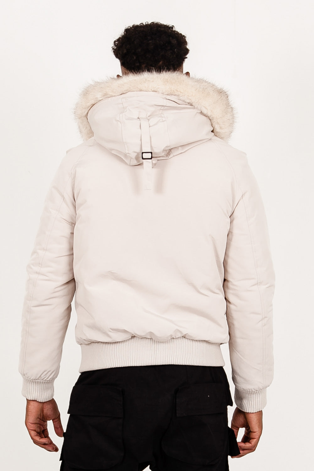 Sixth June - Parka courte fourrure Beige clair