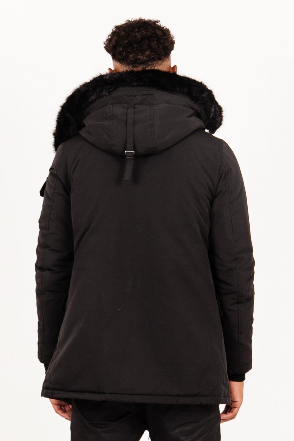 Sixth June - Parka fourrure déperlante Noir