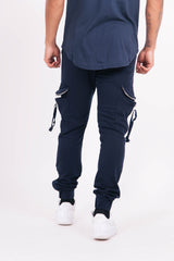 Sixth June - Jogging coton poches bleu marine