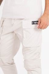 Sixth June - Pantalon cargo tactique poches beige clair