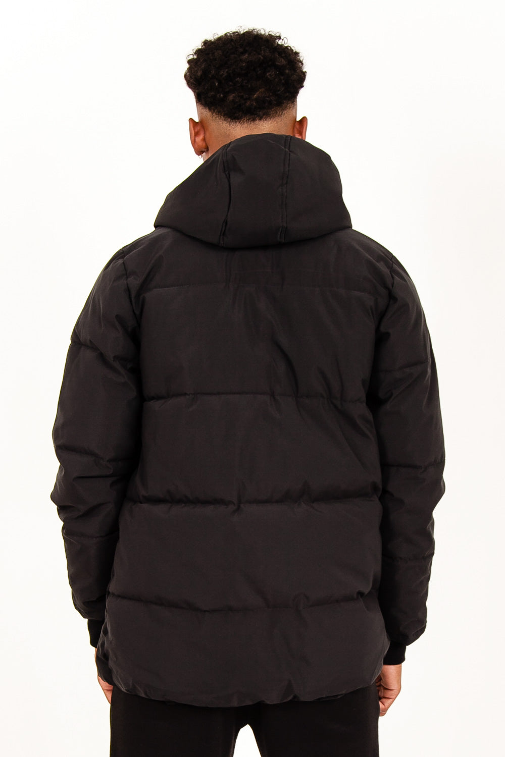 Sixth June - Doudoune mi-longue détails noir