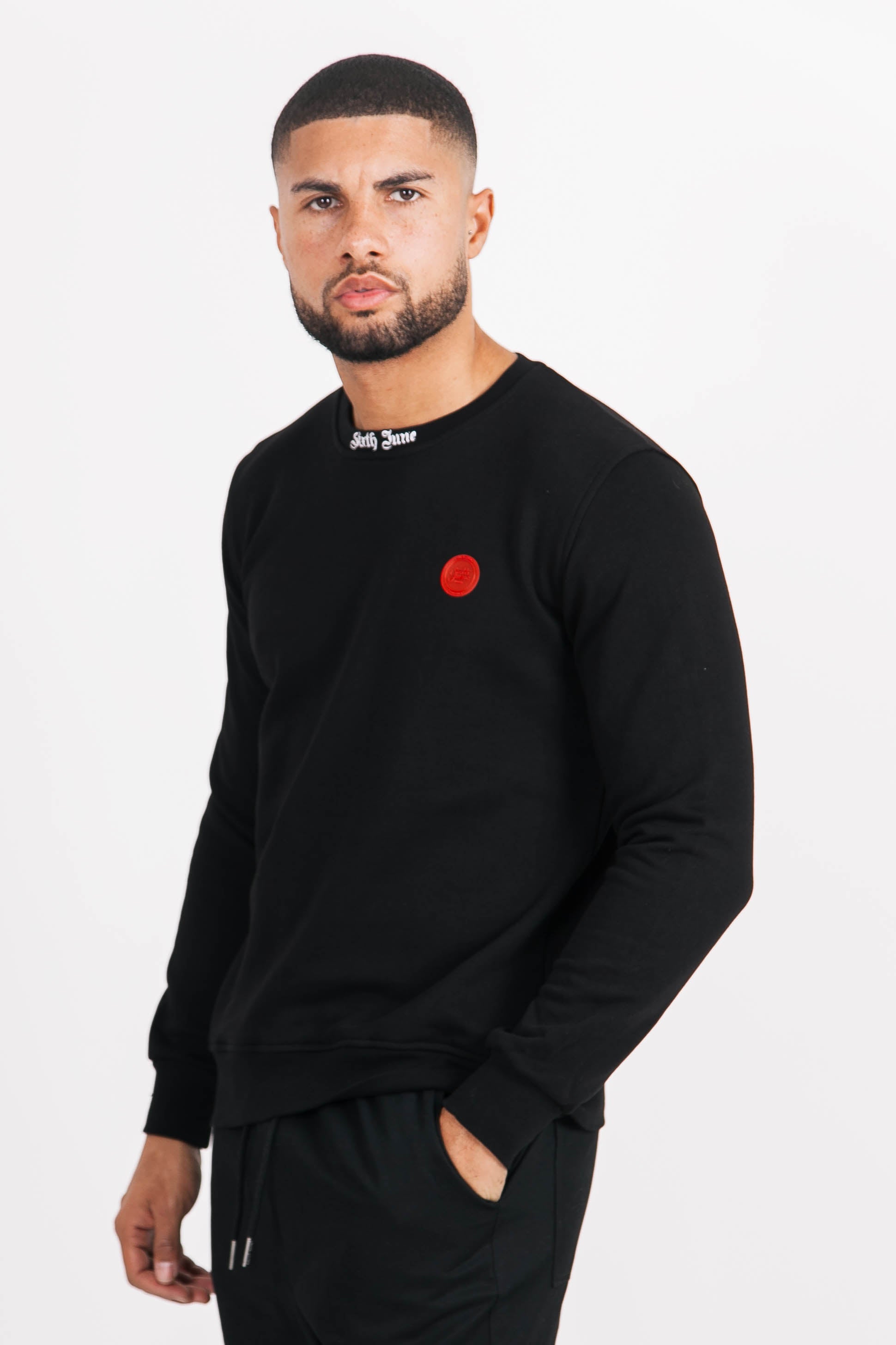 Sixth June - Sweatshirt Montmartre brillant noir