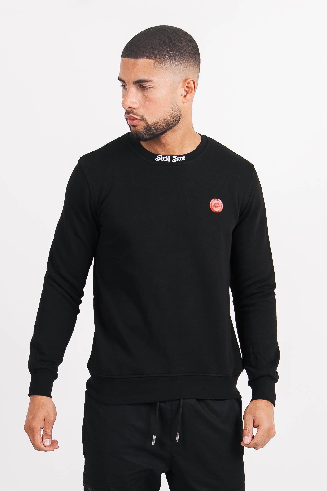 Sixth June - Sweatshirt Montmartre brillant noir