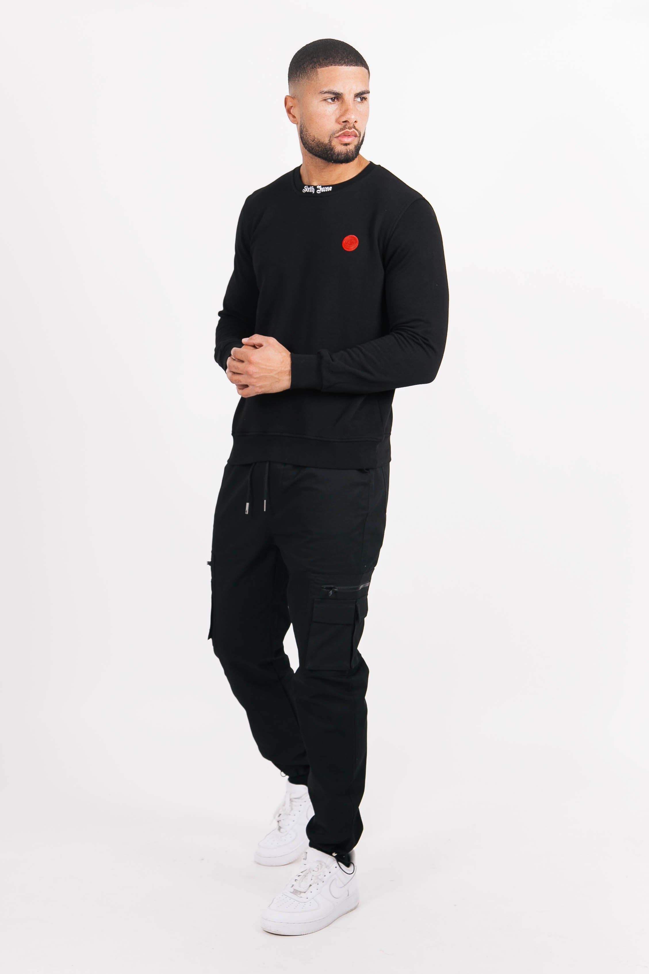 Sixth June - Sweatshirt Montmartre brillant noir