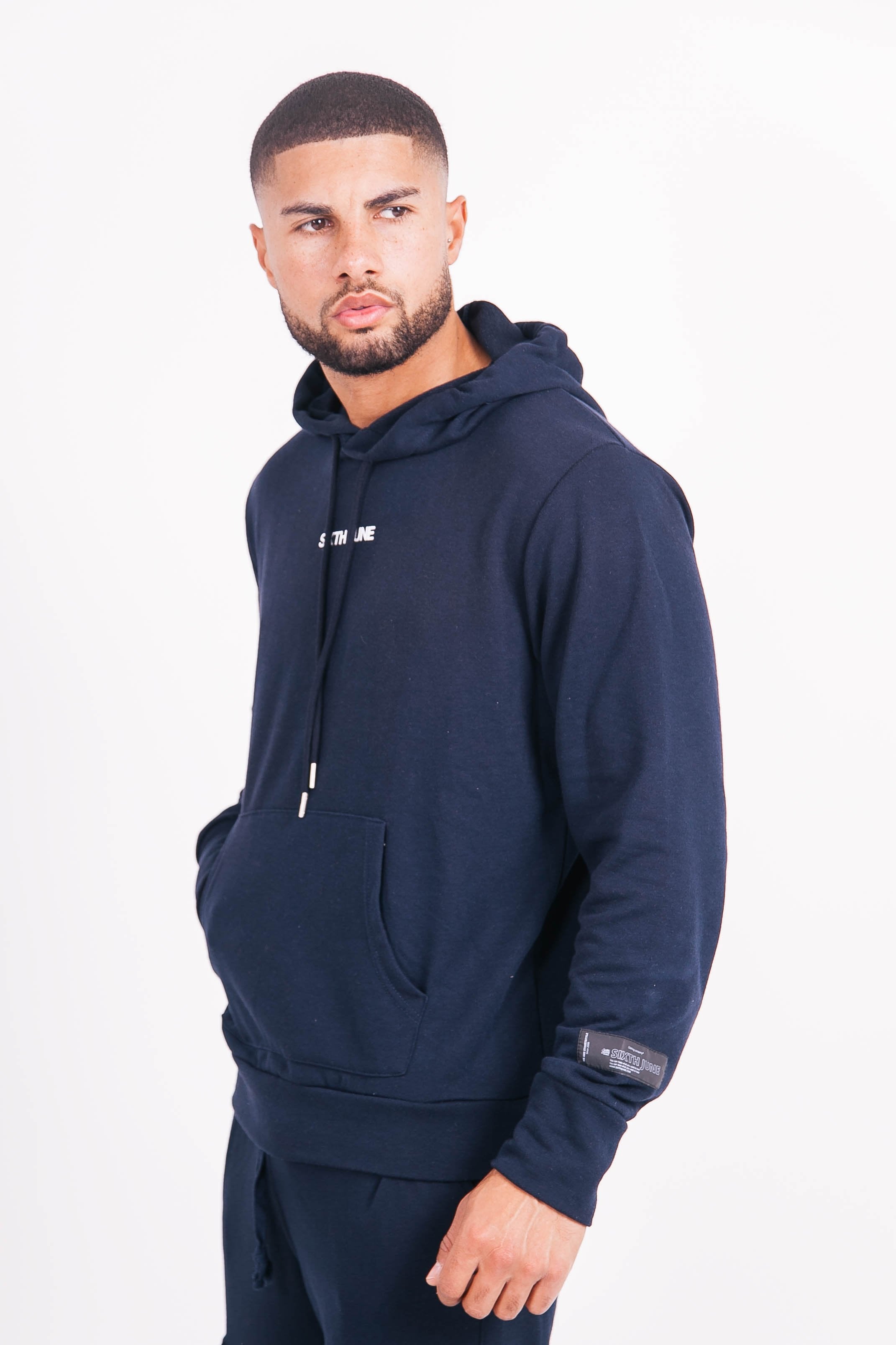 Sixth June - Sweat à capuche desert Bleu foncé
