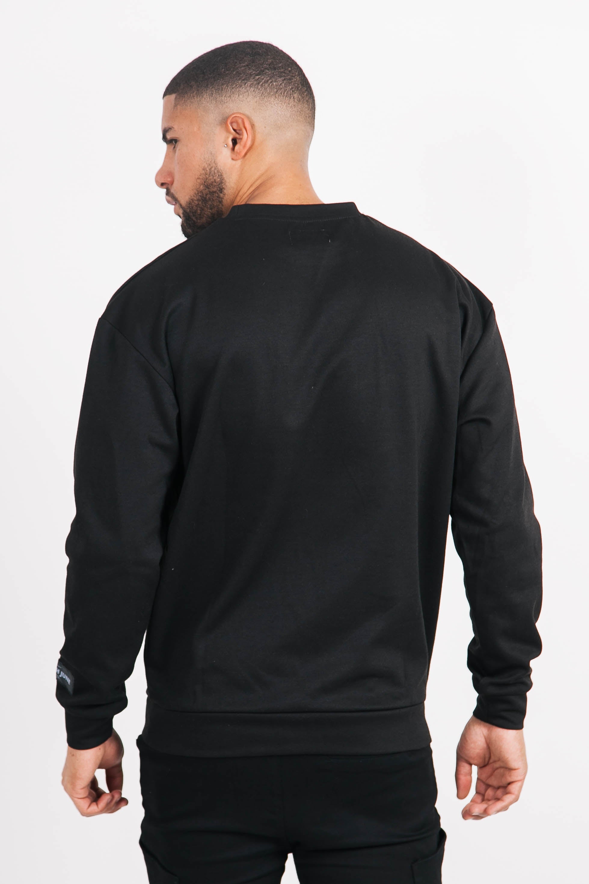 Sixth June - Sweatshirt iridescent basique noir